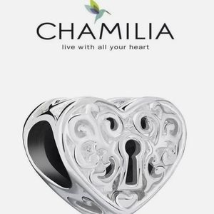 Keyhole Heart Chamilia Bead